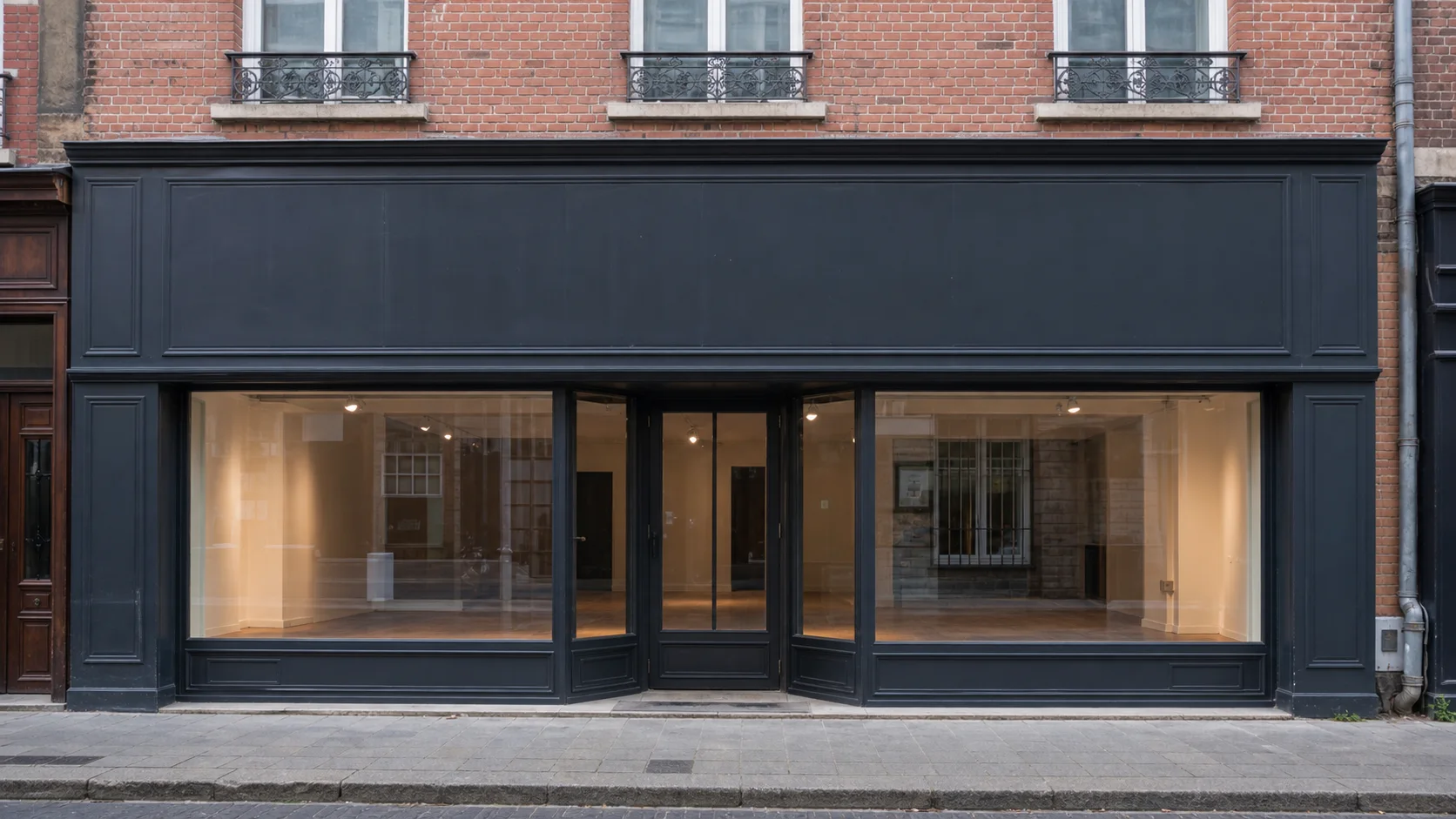 Façade utilisée pour la mise en situation